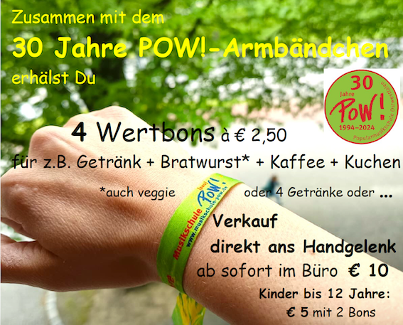 Armbändchen 22.6. Ankündigung website